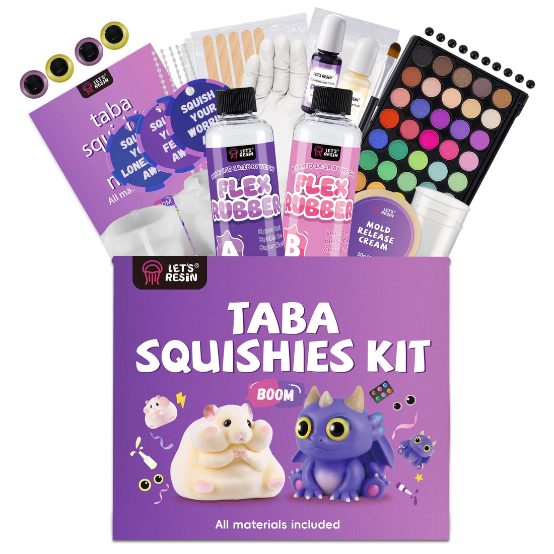 Hamster &amp; Dragon Taba Squishy Kit