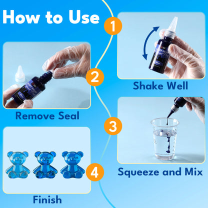 User-Friendly Highly Concentrated Resin Dye