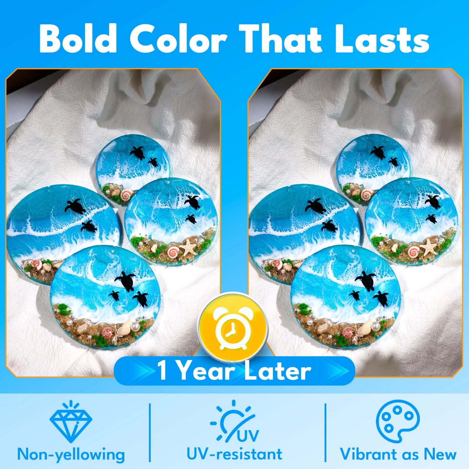 Opaque 8-Color Resin Pigment Paste