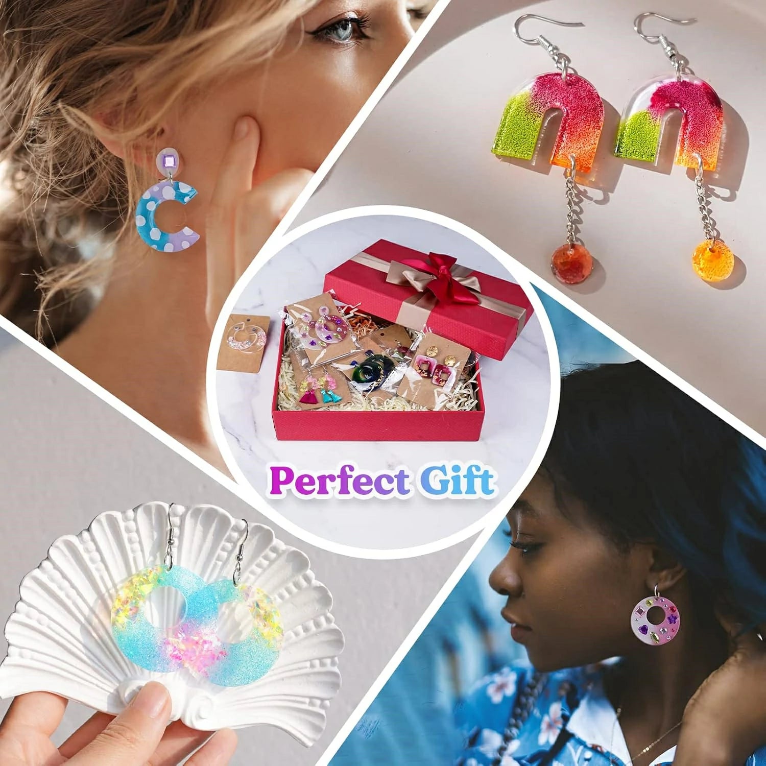 Epoxy Resin Jewelry Making Kit, Resin Kit for Beginners