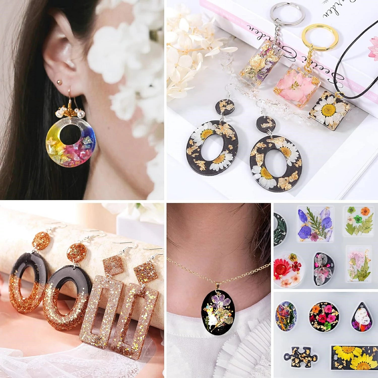 Resin Kit for Beginners, Jewelry Set - 129 Pcs