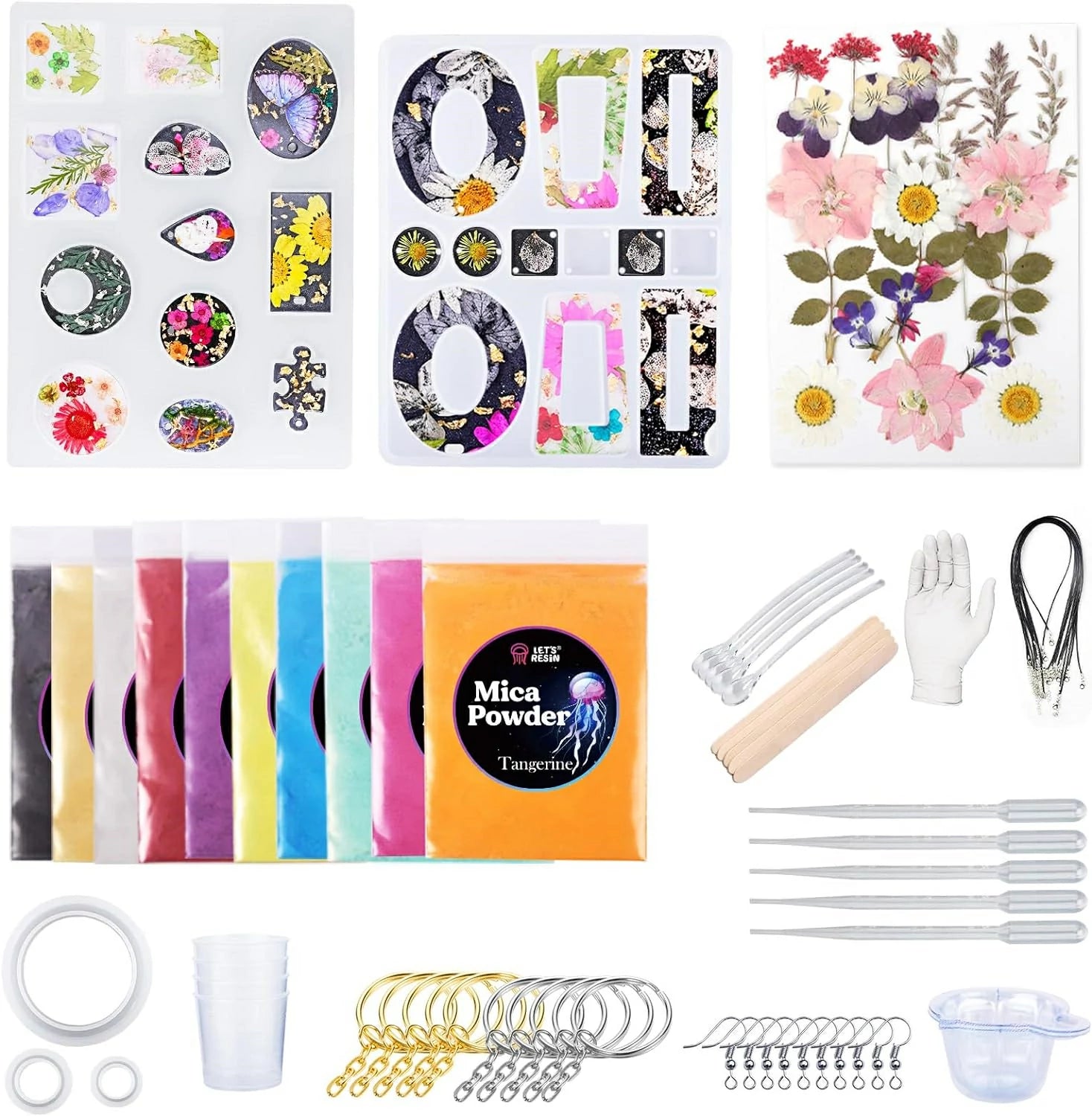 Resin Kit for Beginners, Jewelry Set - 129 Pcs