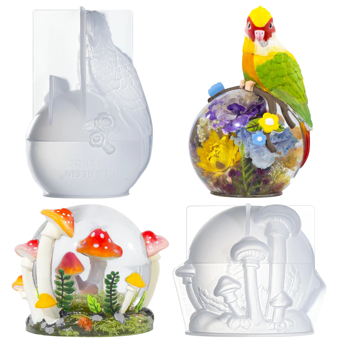 Jungle Bird Resin Molds

