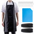 thickened waterproof protective resin preparation kit with pocket, sleeves,10pcs gloves & silicone mat