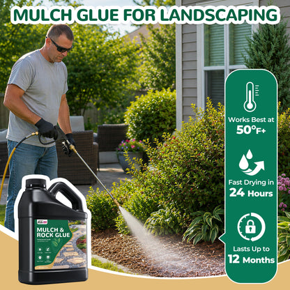 Mulch &amp; Rock Glue