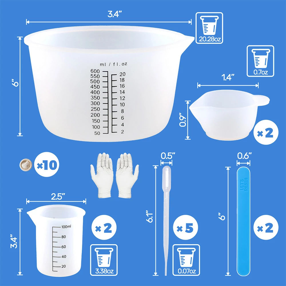 Large Silicone Measuring Cups