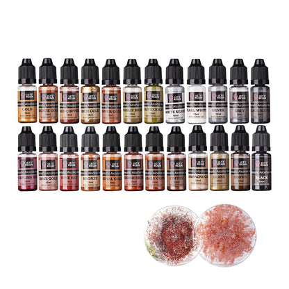 Metallic Alcohol Ink Highly Saturated Versatile Fast-Drying Alcohol Ink ...