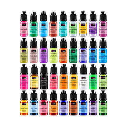 Multi-Effect Resin Dye Set - 36 Colors