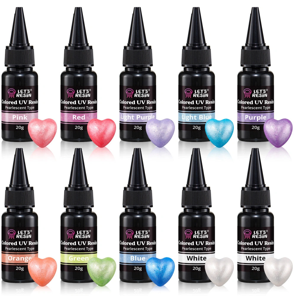 Multi-color Pearlescent UV Resin