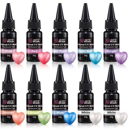 Multi-color Pearlescent UV Resin