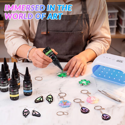 Multi-color Pearlescent UV Resin - 16 Colors