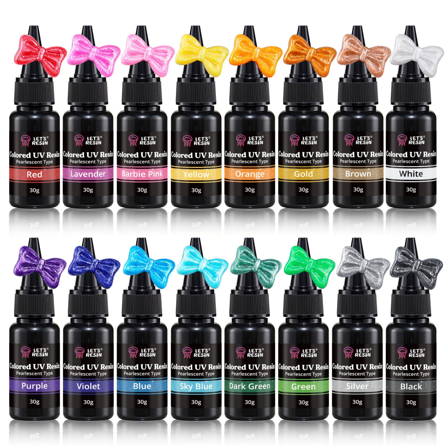 Multi-color Pearlescent UV Resin - 16 Colors
