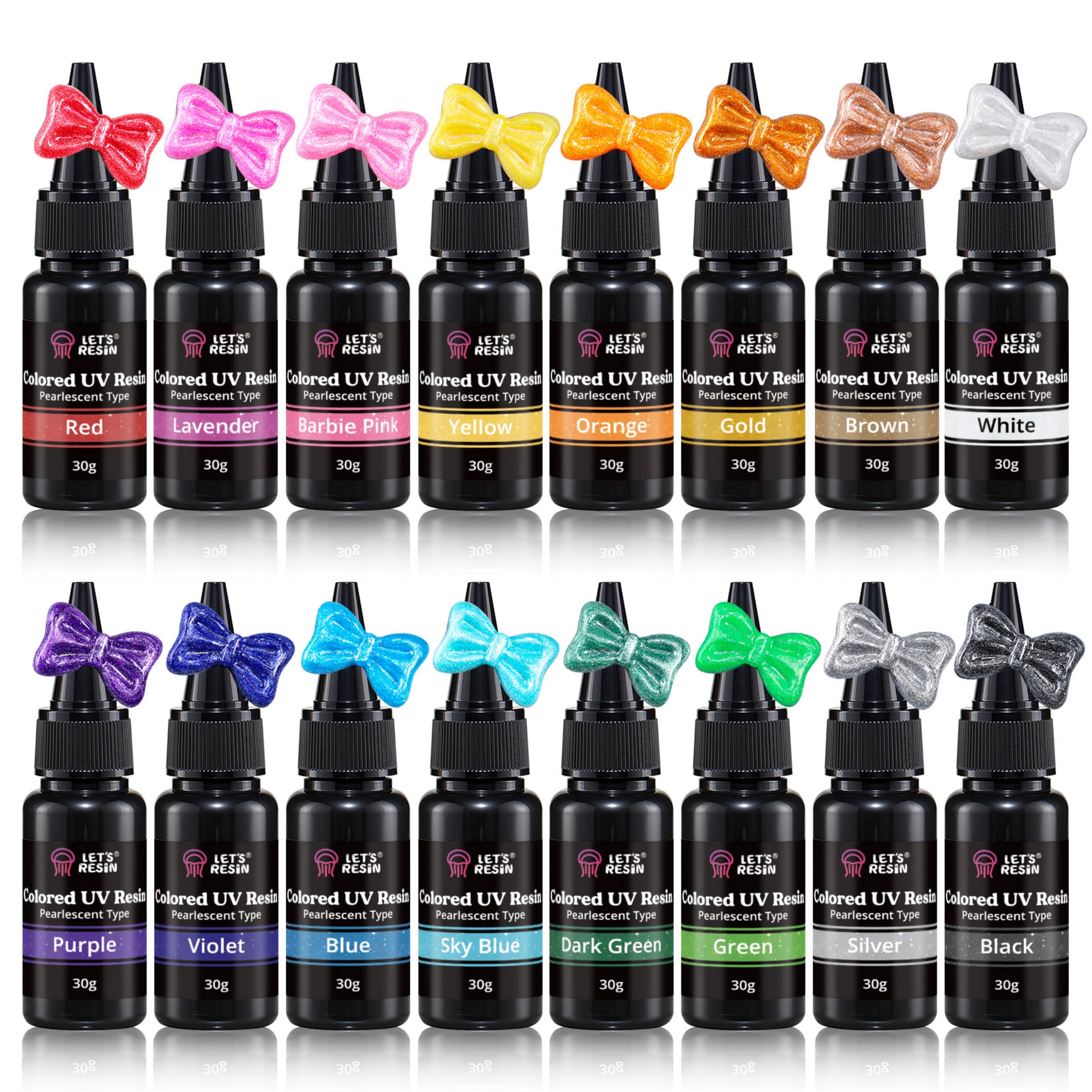 Multi-color Pearlescent UV Resin - 16 Colors