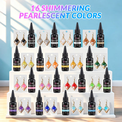Multi-color Pearlescent UV Resin - 16 Colors