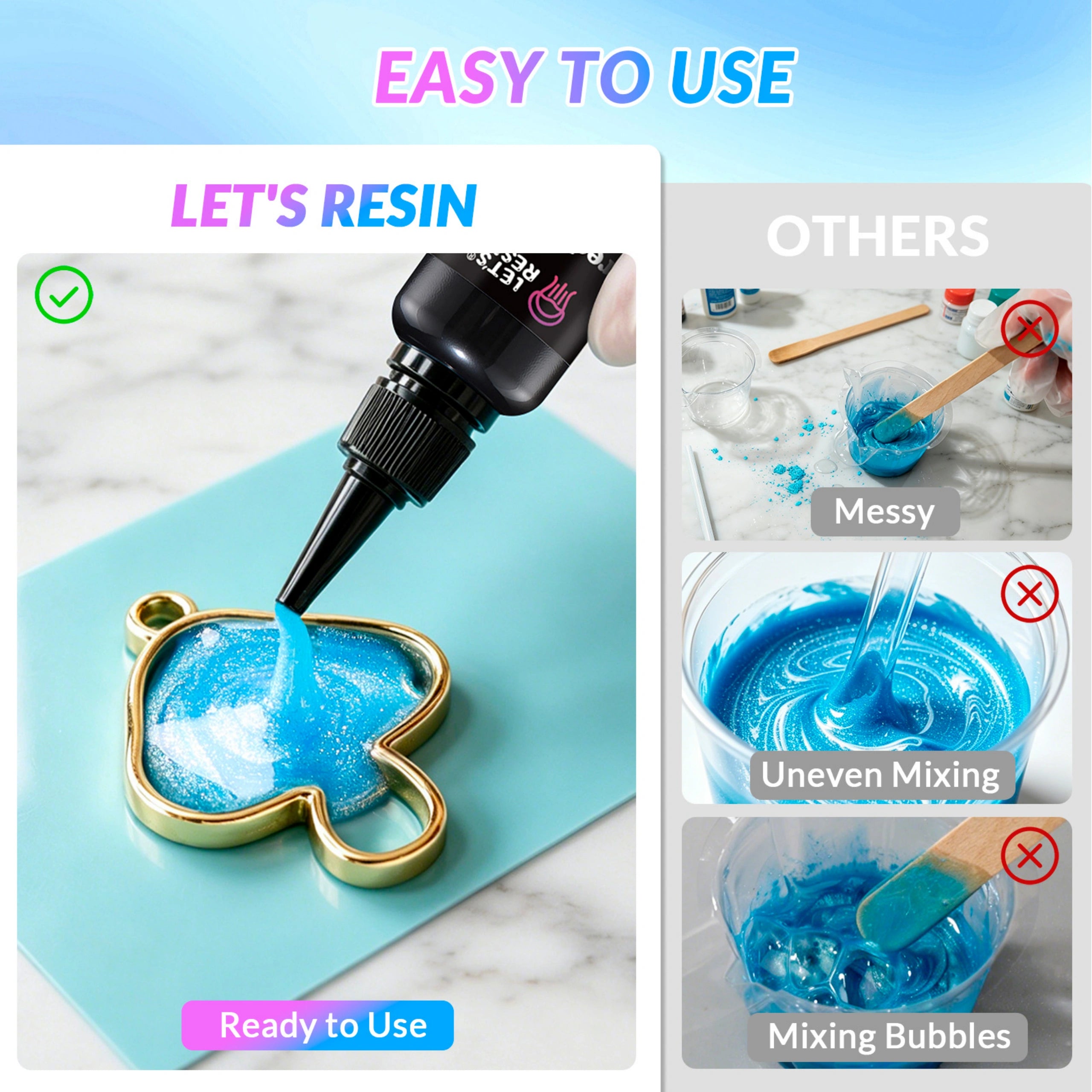 Multi-color Pearlescent UV Resin - 16 Colors