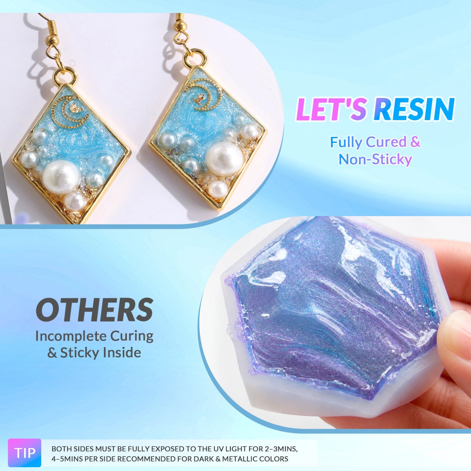 Multi-color Pearlescent UV Resin - 16 Colors