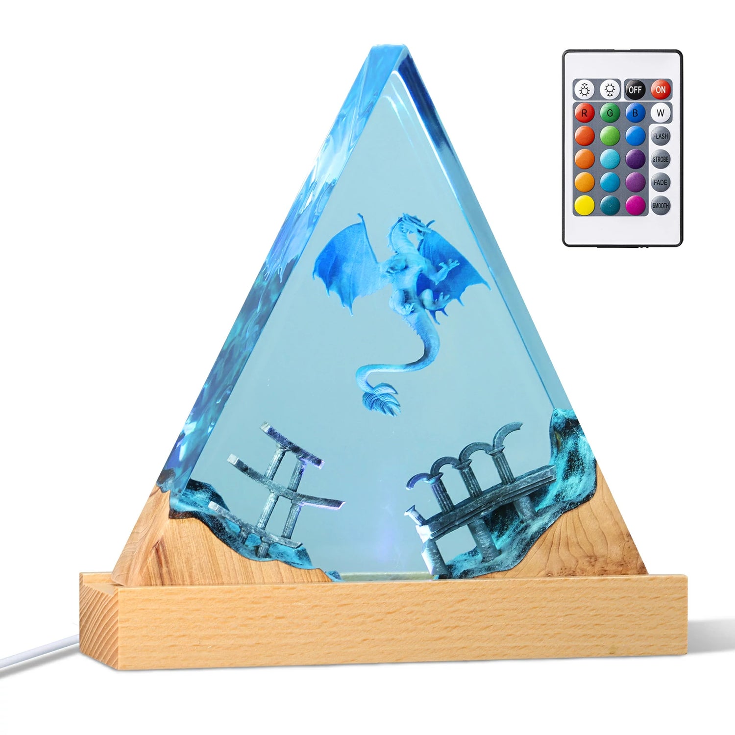 Ocean Resin Lamp