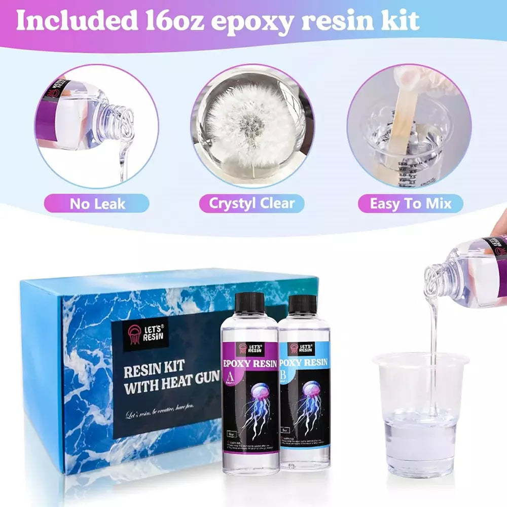 Let's Resin Ocean Wave Epoxy Resin Kit