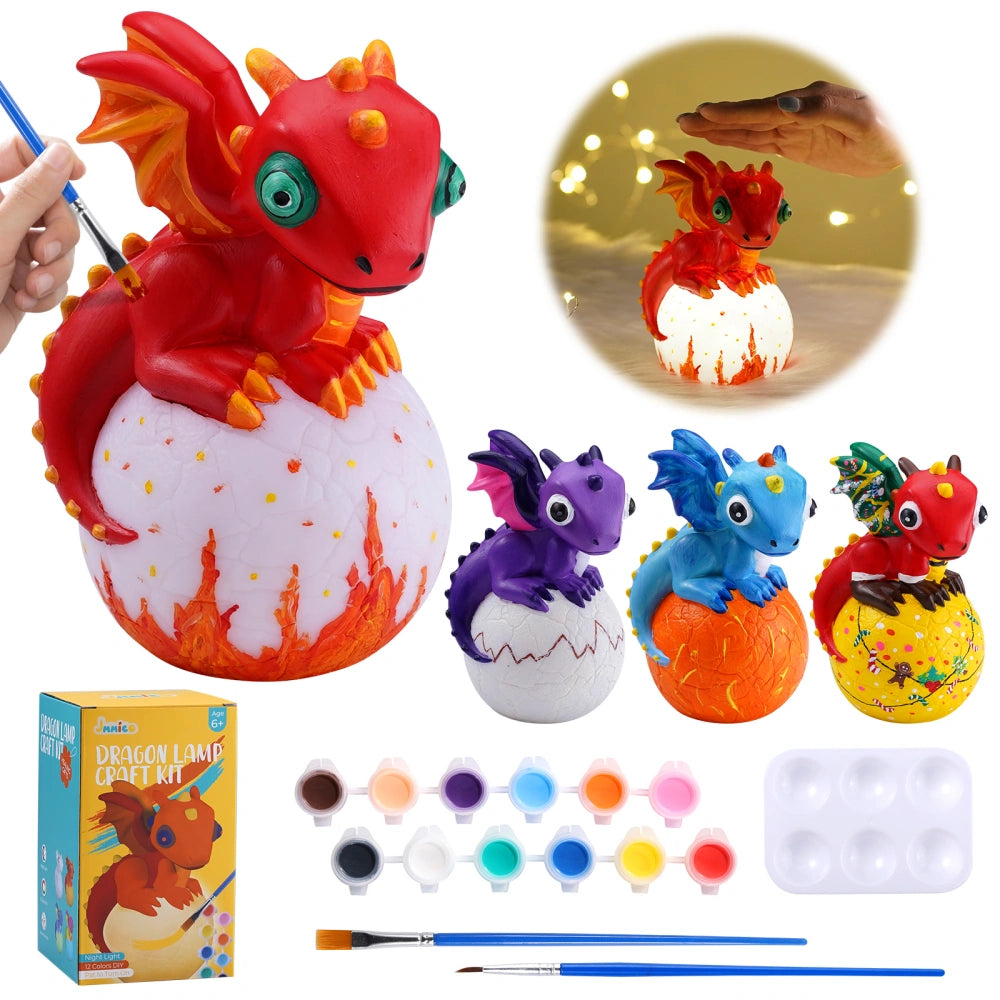 Paint Your Own Dragon Lamp Kit