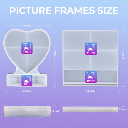 Photo Frame Resin Molds