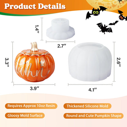 Pumpkin Jar Resin Molds