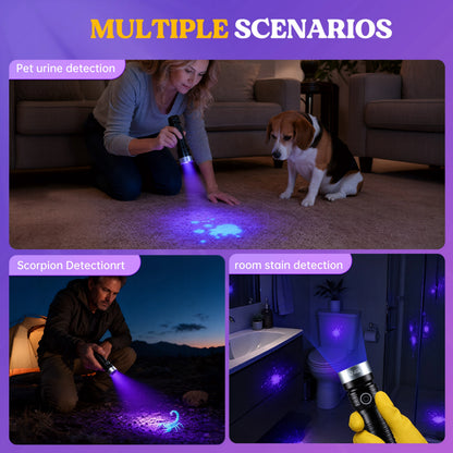 Rechargeable 365nm UV Flashlight (Pro)