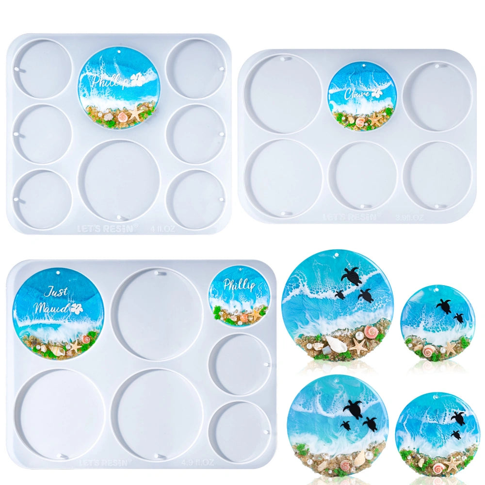 Round Shape Resin Molds