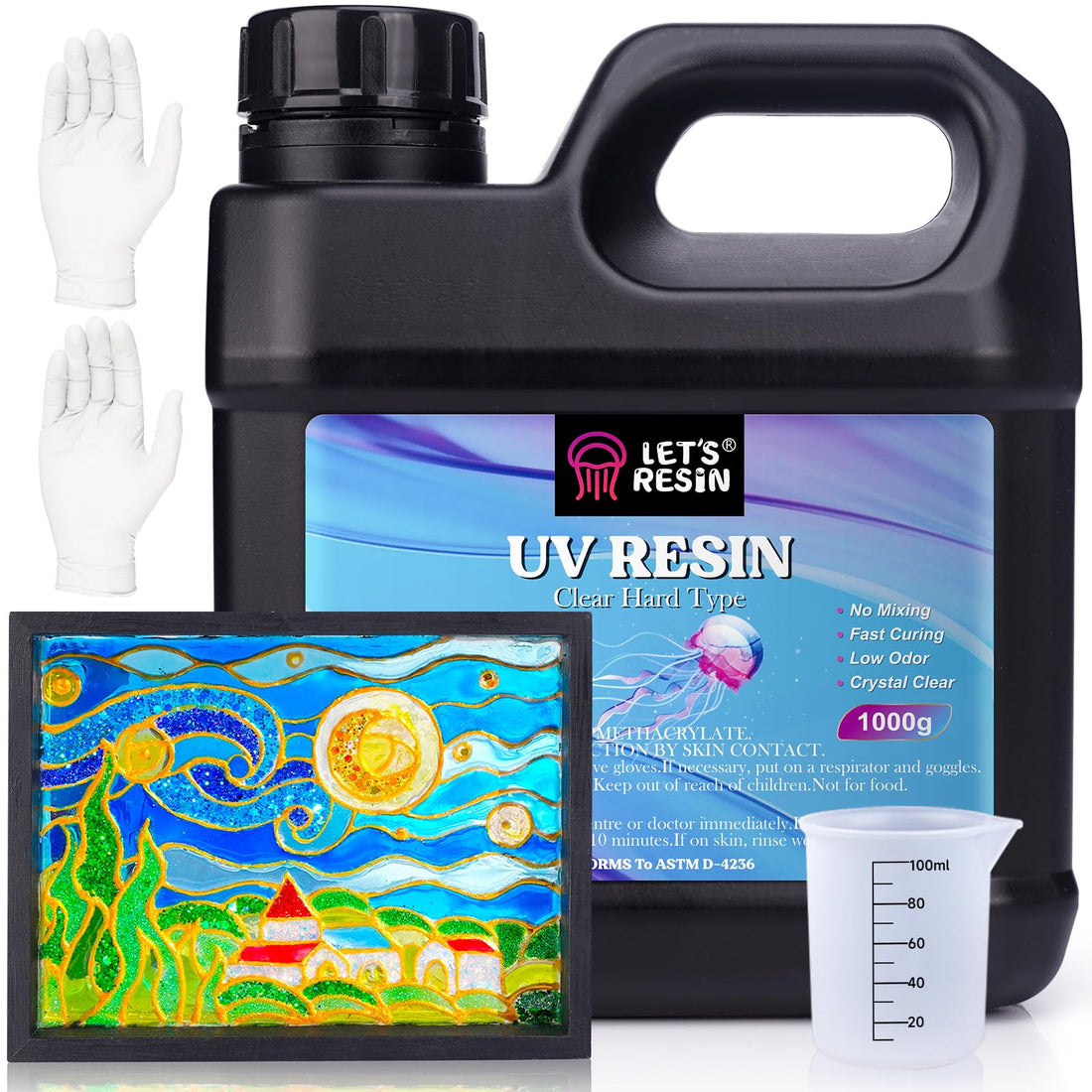 Clear UV Resin (Hard Type 2.0) - 1kg