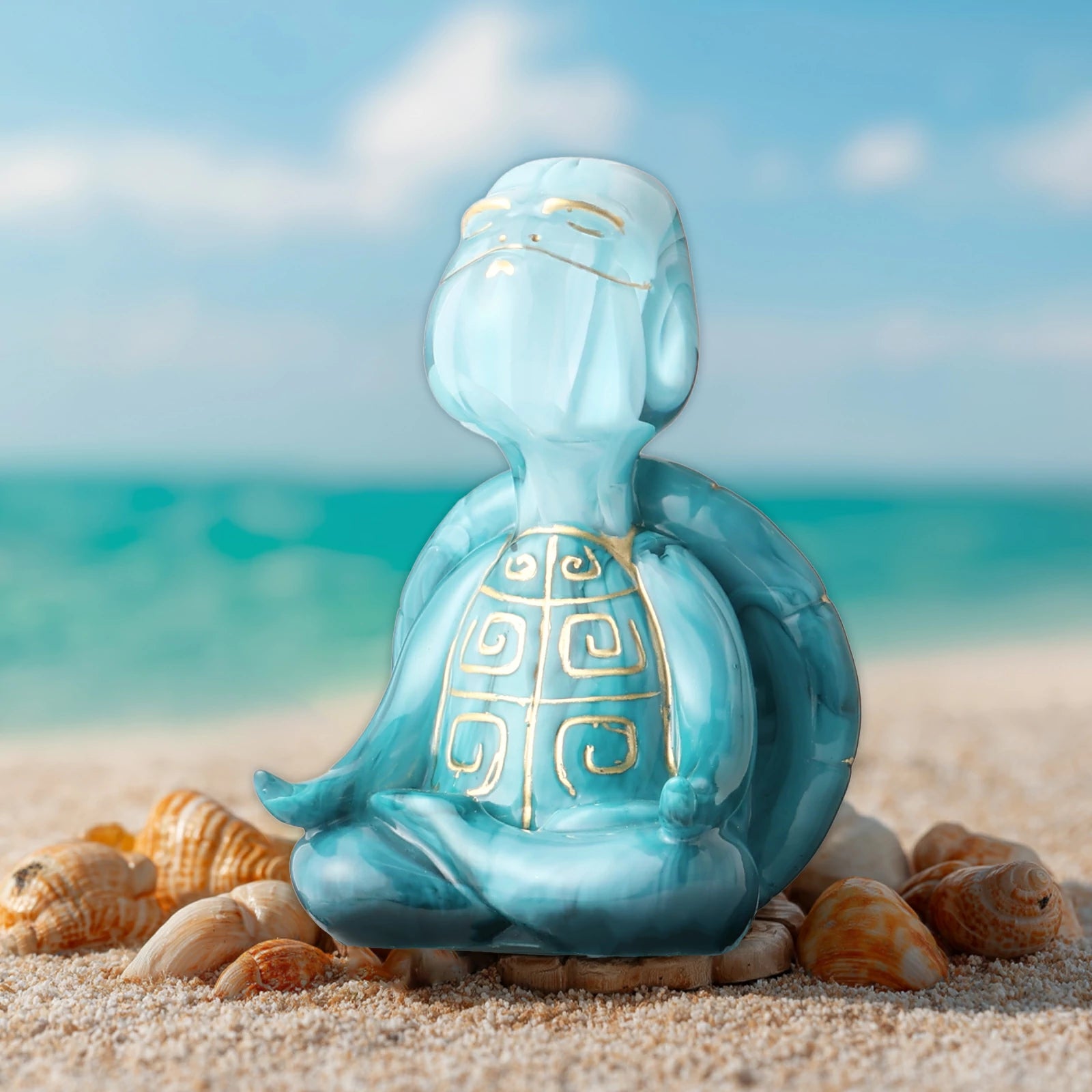 Sea Turtle in Yoga Pose Resin Molds