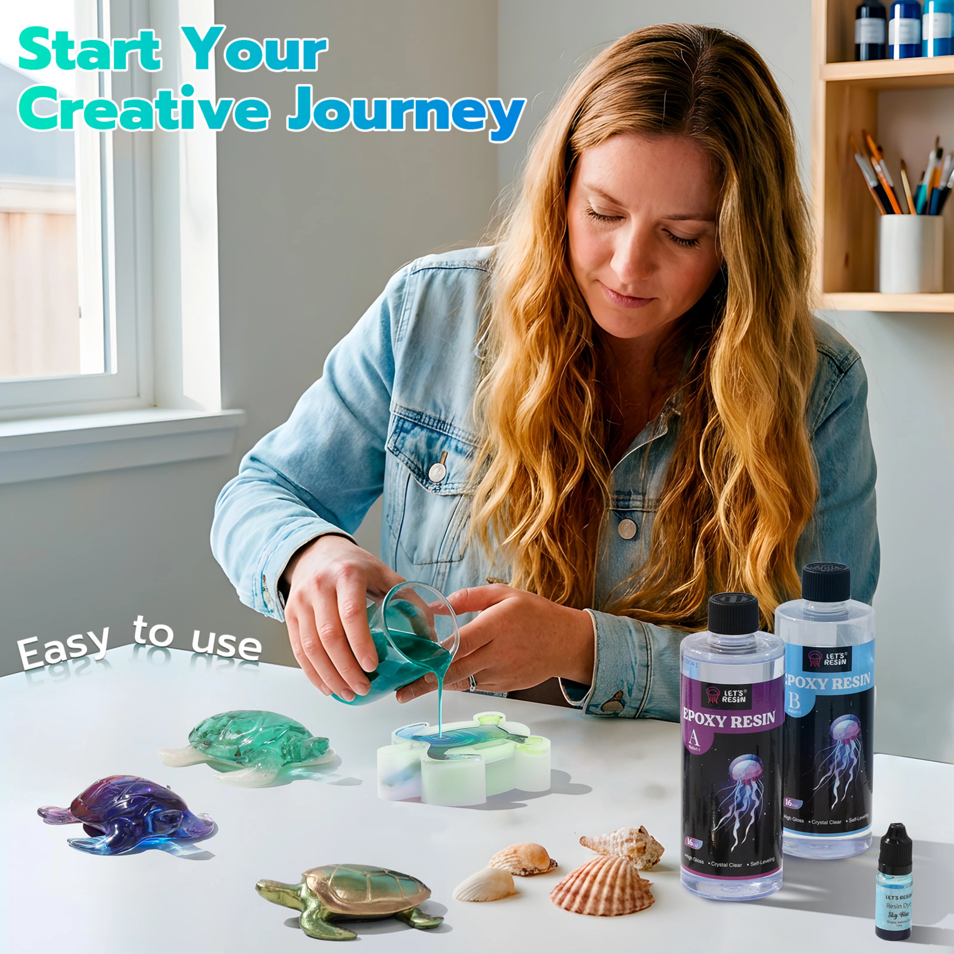 Small Sea Turtle Resin Molds