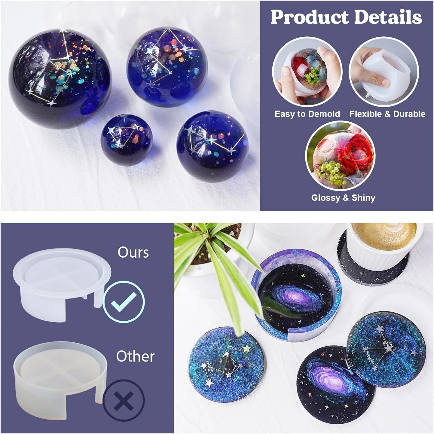 Durable Sphere Mold Resin Set