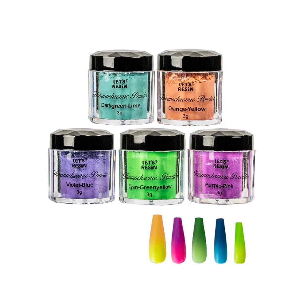 Thermochromic Mica Powder Set