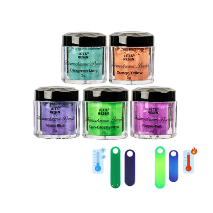 Thermochromic Mica Powder Set