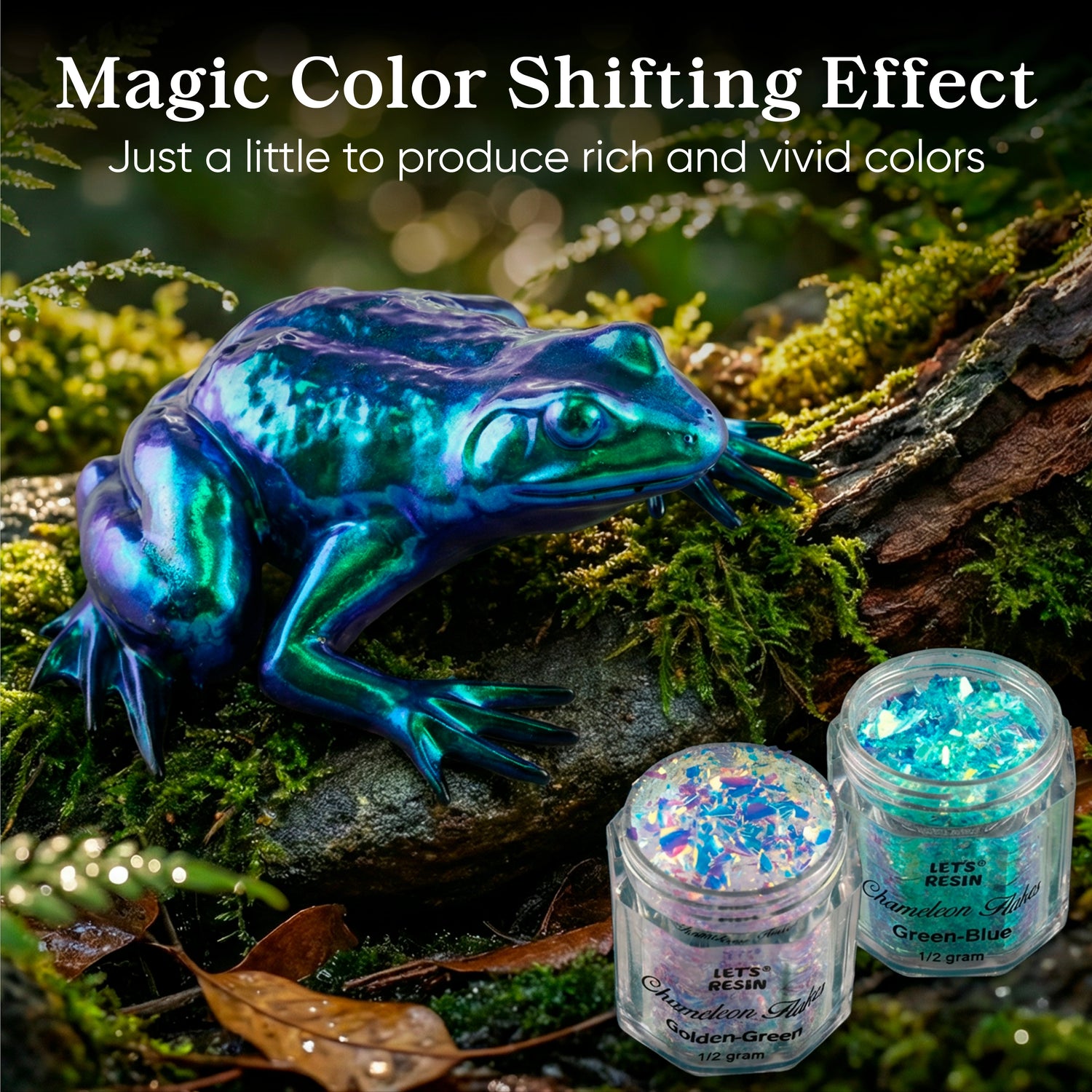 Transparent Chameleon Flake Set