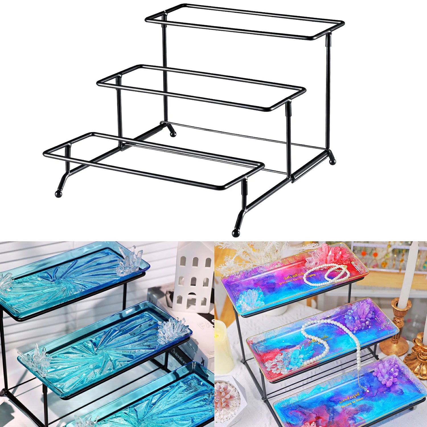 LetsResin Tray Molds Metal Stand