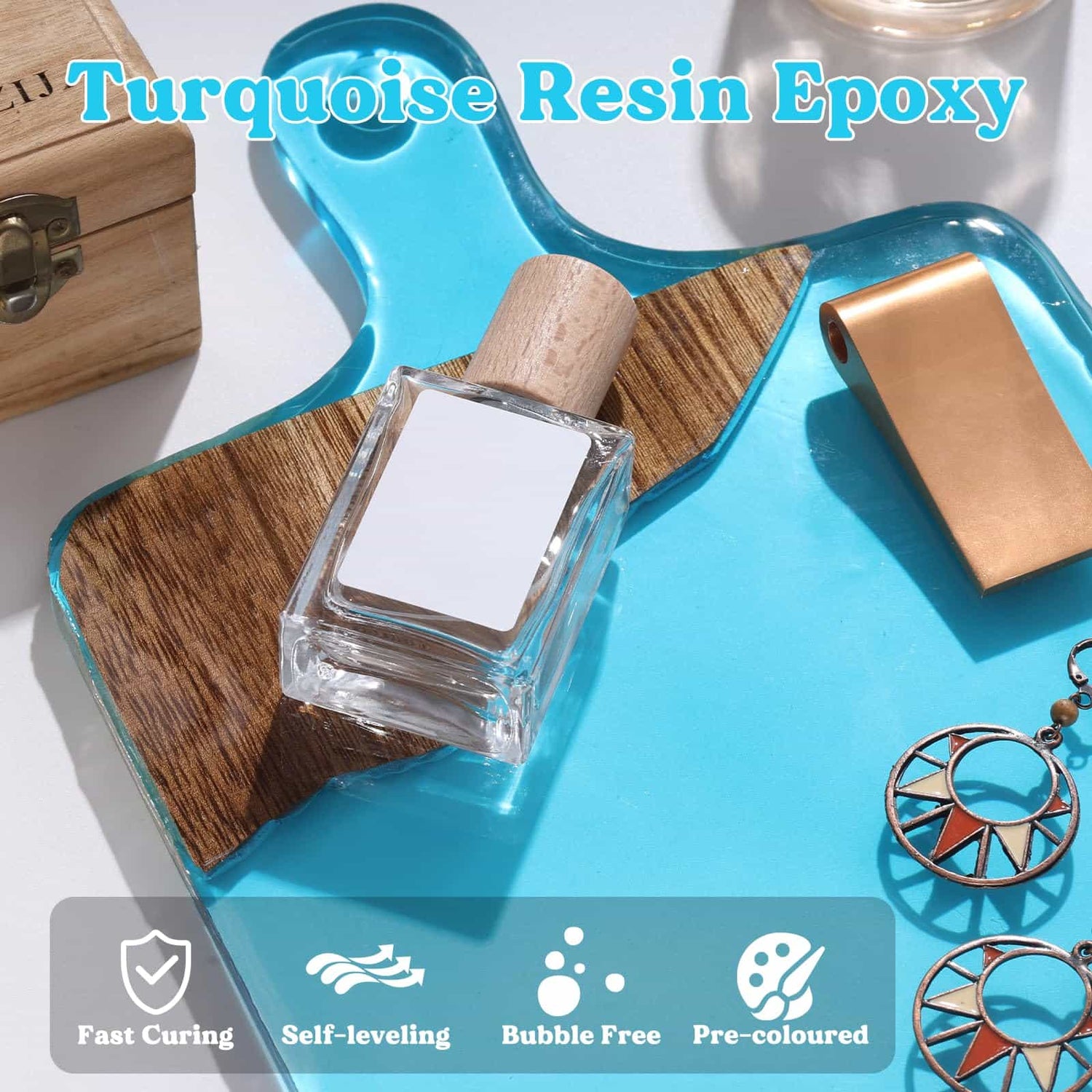 Turquoise Epoxy Resin