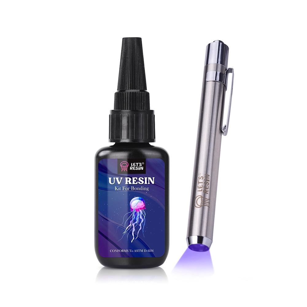 UV Resin Kit with Flashlight for Bonding