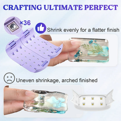 Letsresin Double-Sided UV Resin Light