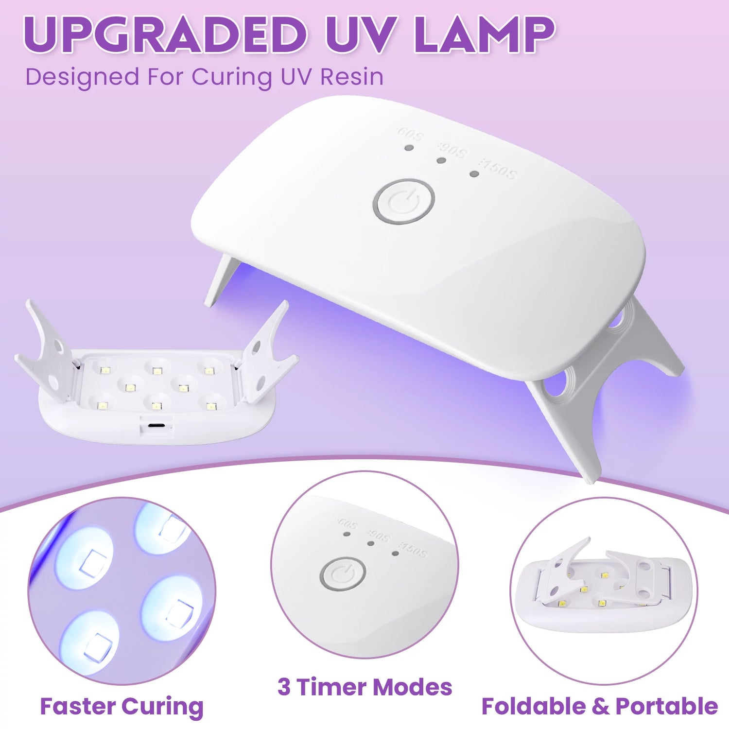 UV Resin Jewelry Keychain All-in-one Kit