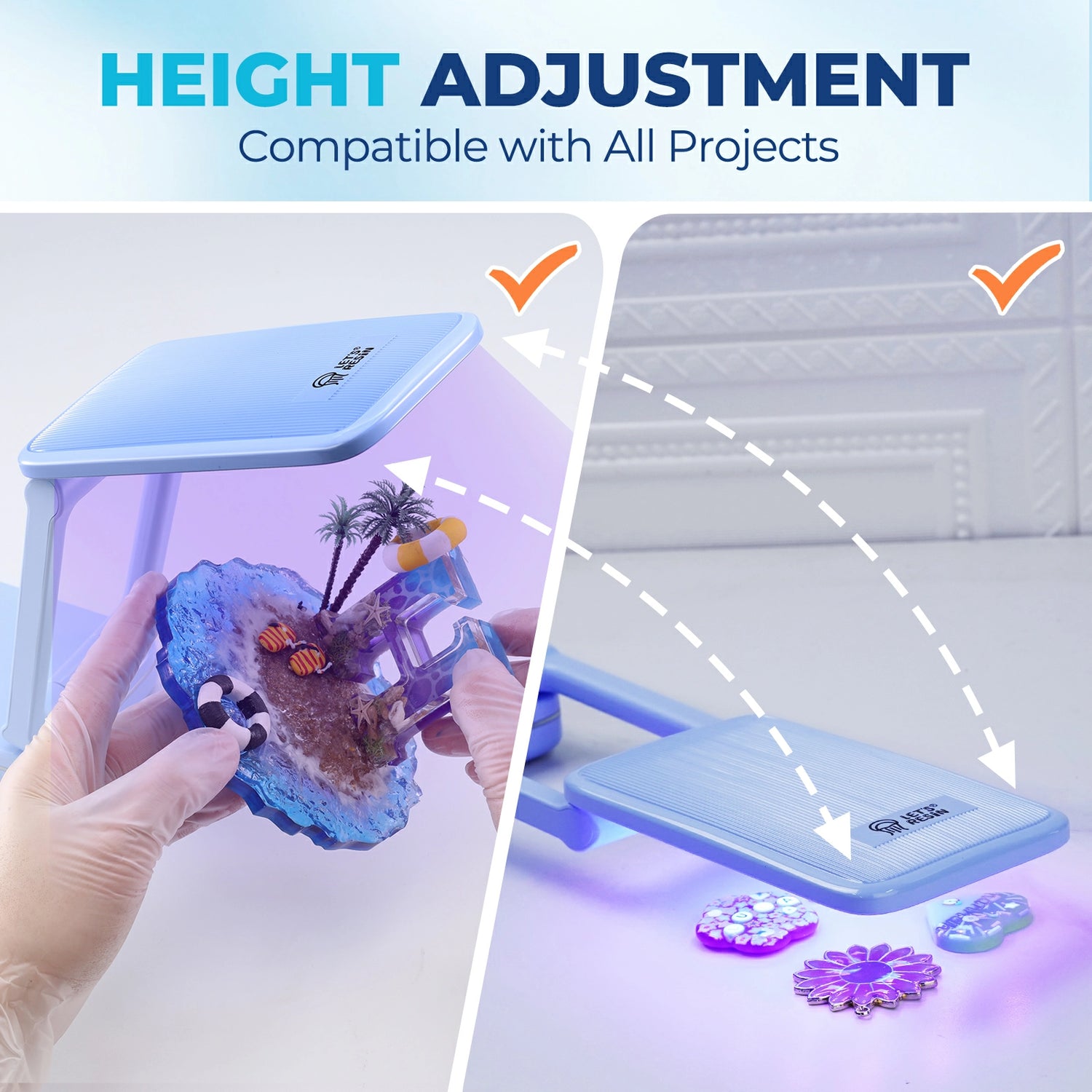 Wireless UV Resin Light