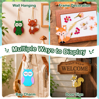 Woodland Animal Standee Resin Molds