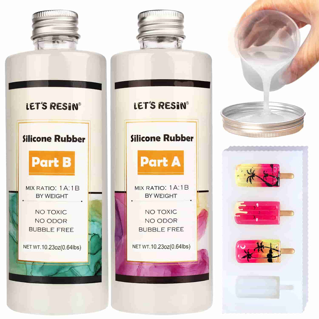 24 oz Hand-Painted Epoxy Resin Kit