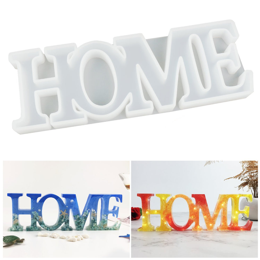 HOME Resin Word Sign Mold