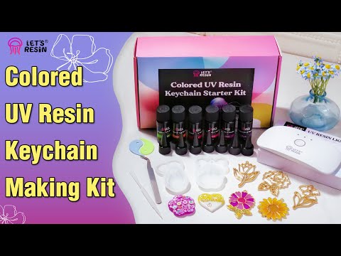 Keychain UV Resin All-in-one Kit