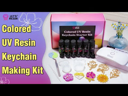 Keychain UV Resin All-in-one Kit