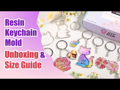 Silver Open Back Bezels - 37Pcs Metal Resin Keychain Making Kit