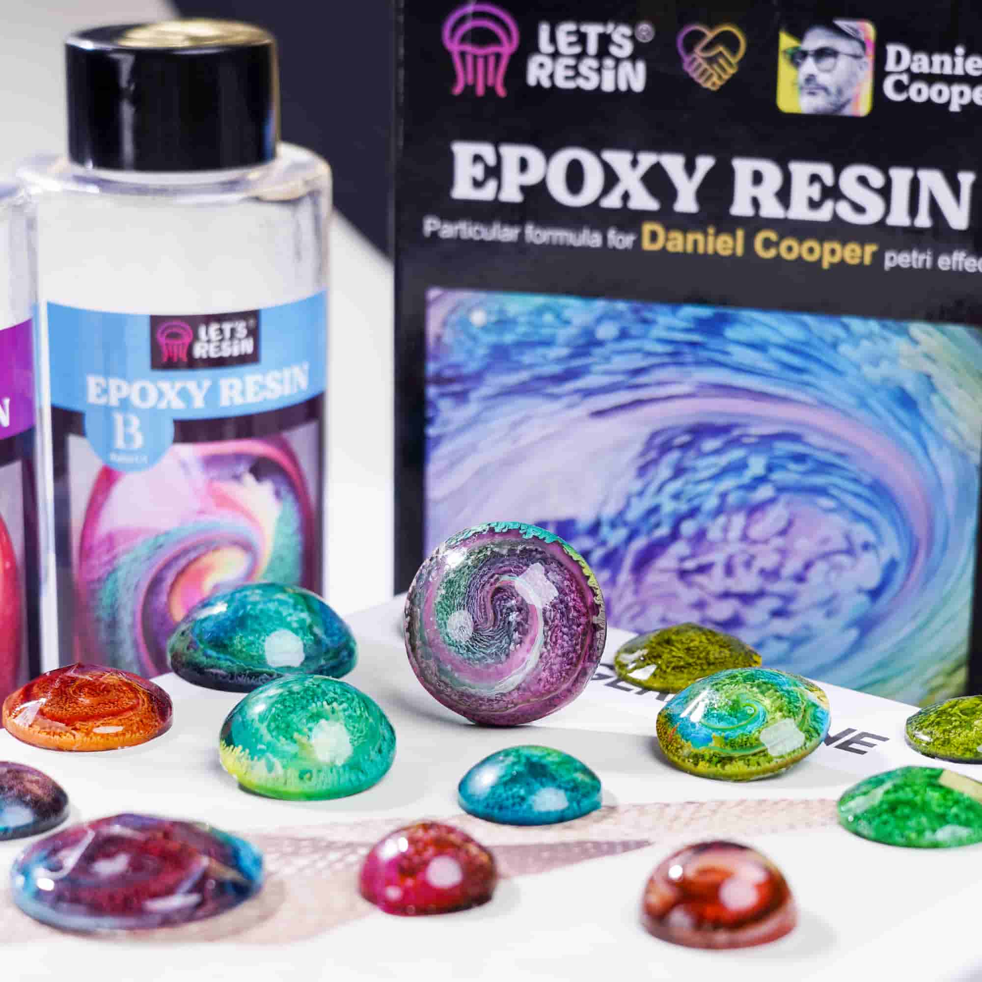 Let's Resin 23oz Epoxy Resin Kit - Let's Resin x Daniel Cooper, Crystal Clear Epoxy Resin for Jewelry, Art Resin, Tumblers, Casting