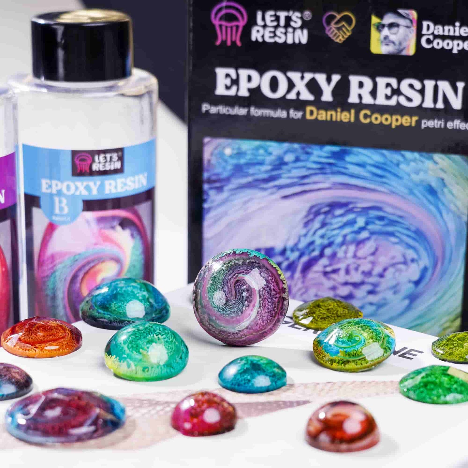  LET'S RESIN Epoxy Resin,Resin Coaster Molds Kit,16oz
