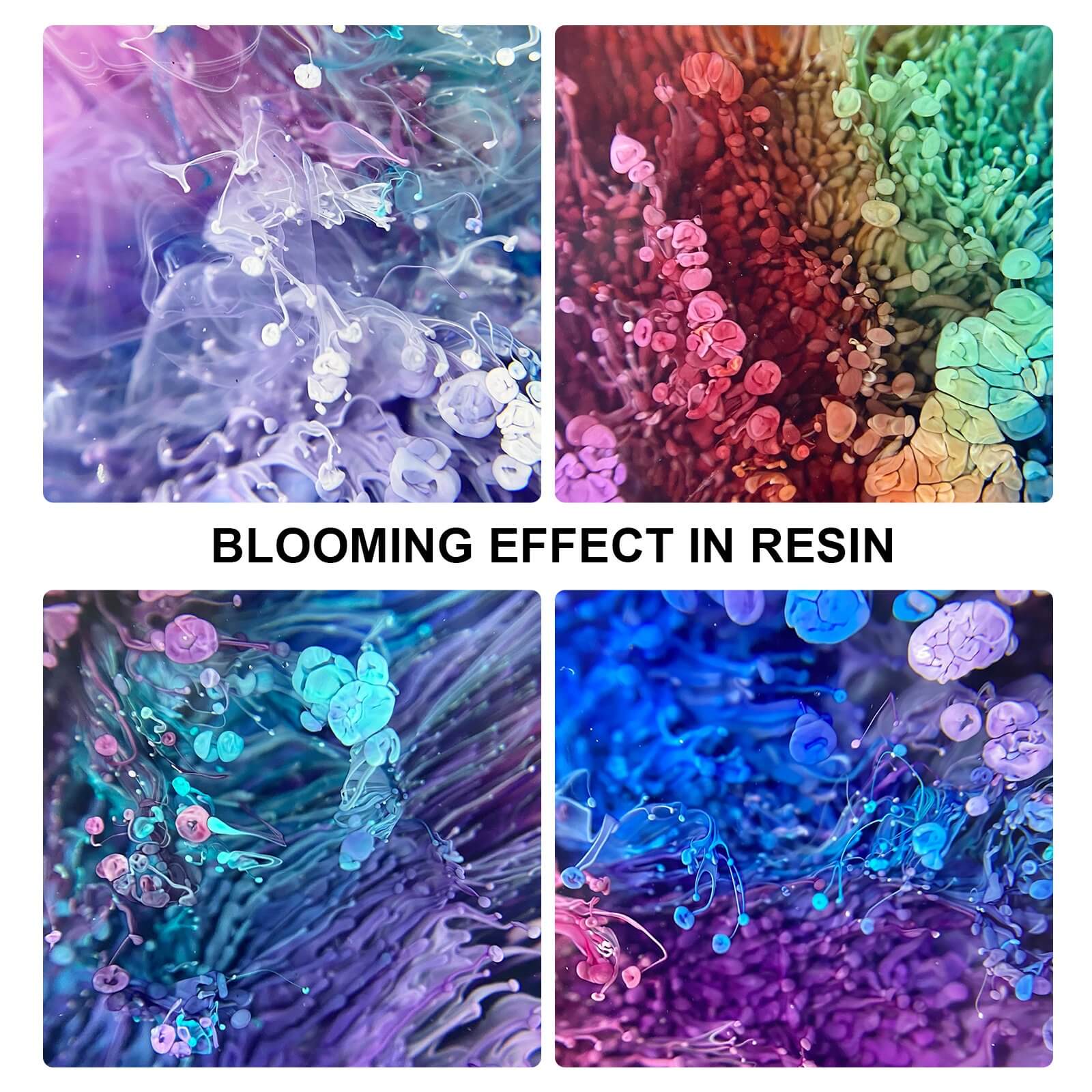 Let's Resin Versatile Alcohol Ink for Epoxy Resin, High Concentrated Alcohol Ink Set for Resin Petri, Resin Swirl, Resin Marble Effect