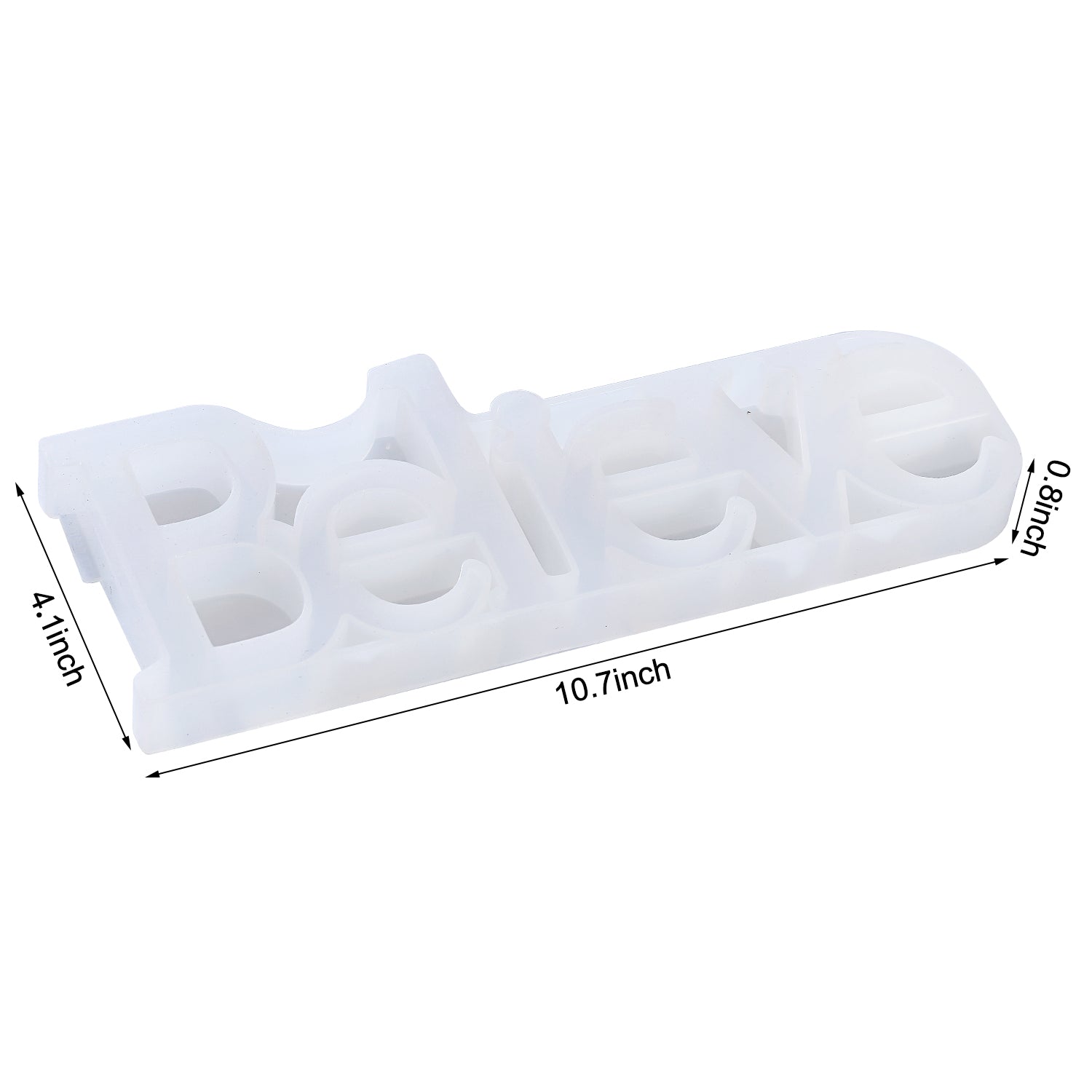 Believe Word Sign Molds